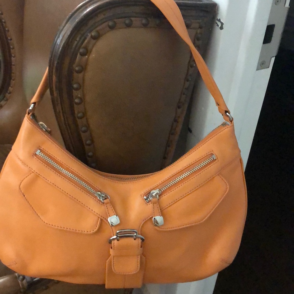Cole Haan orange purse hand/ shoulder bag